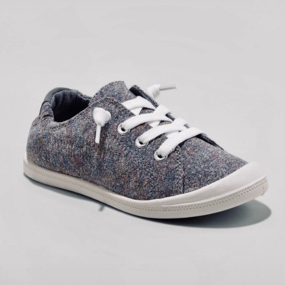 Mad Love Other - NWT  Kids Girls Glitter Canvas Sneakers-4/5